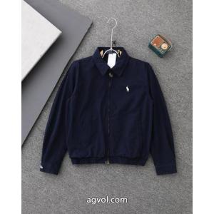 Polo Ralph Laurenクラシックな男女同型の老幹部ファスナージャケット（トップバージョン）