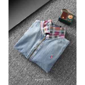 Polo Ralph Lauren春と秋の女性のデニムジャケット