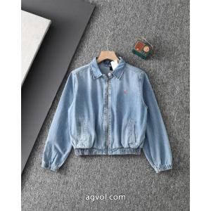 Polo Ralph Lauren春と秋の女性のデニムジャケット