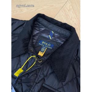 Ralph Lauren定番のオールドマネー風スタッズ菱格レトロコットンジャケット