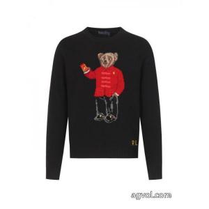 プレミアム品質ポロラルフローレン2026春先の新作シリーズ新年限定ベアー刺繍セーター