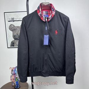 POLO Ralph Laurenラフローレンロゴ刺繍リバーシブルお年玉風ジャケット