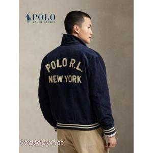 Ralph Laurenラフローレンコーデュロイベースボールジャケット