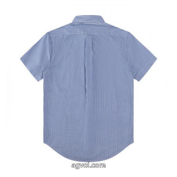 Ralph Laurenポニー刺繍バックル開襟定番カジュアル半袖シャツ 4