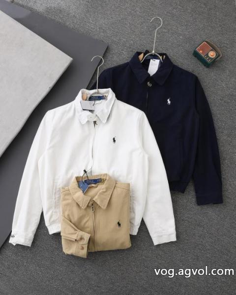 Polo Ralph Laurenクラシックな男女同型の老幹部ファスナージャケット(トップバージョン) 0