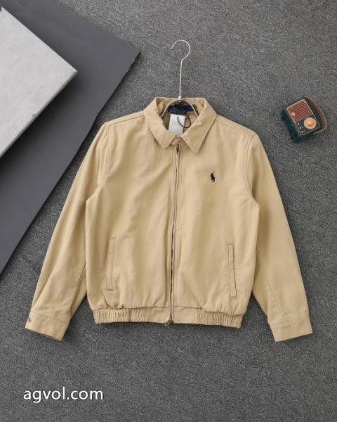Polo Ralph Laurenクラシックな男女同型の老幹部ファスナージャケット(トップバージョン) 3