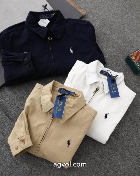 Polo Ralph Laurenクラシックな男女同型の老幹部ファスナージャケット(トップバージョン) 4