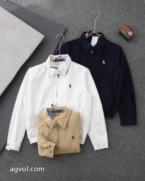 Polo Ralph Laurenクラシックな男女同型の老幹部ファスナージャケット(トップバージョン) 5