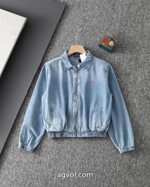 Polo Ralph Lauren春と秋の女性のデニムジャケット 3