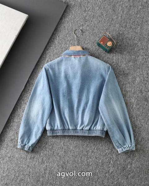Polo Ralph Lauren春と秋の女性のデニムジャケット 4