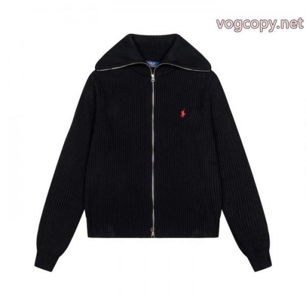 RALPH LAURENラフローレン4色タートルネックフルジッパー長袖ニットセーターコート男女カップル同型 5 