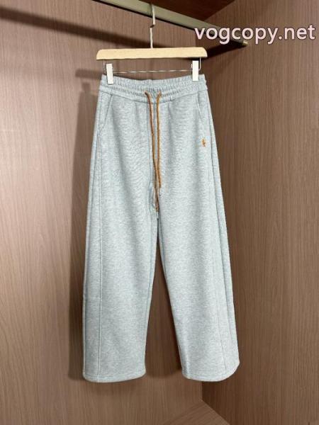 Ralph Lauren-ラフローレン刺繍奥粒絨毯厚手曲げ刀ワイドパンツ男女同型 4