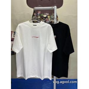 Balenciagaチューリッヒ家新作刺繍半袖クルーネックTシャツ